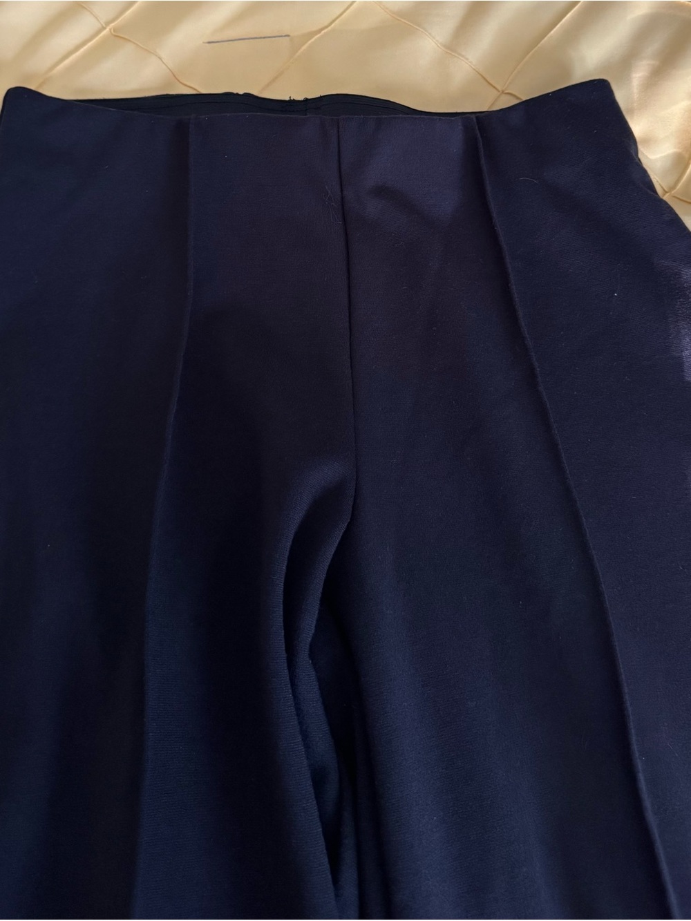 Serra High-Rise Black Pleated Wide-Leg Cropped Pants